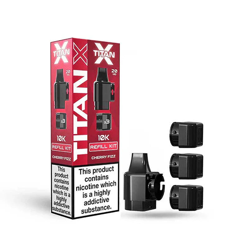 Titan X Vape Pods Cherry Fizz Flavour