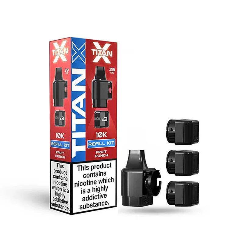 Titan X Vape Pods Fruit Punch Flavour