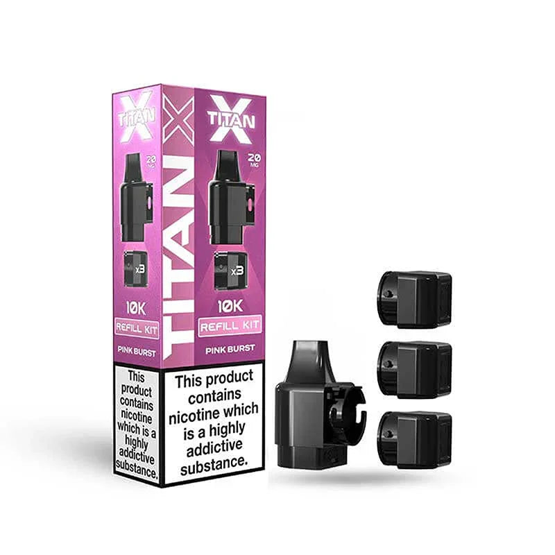 Titan X Vape Pods Pink Burst Flavour