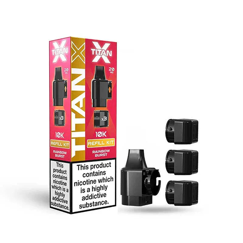 Titan X Vape Pods Raibow Burst Flavour