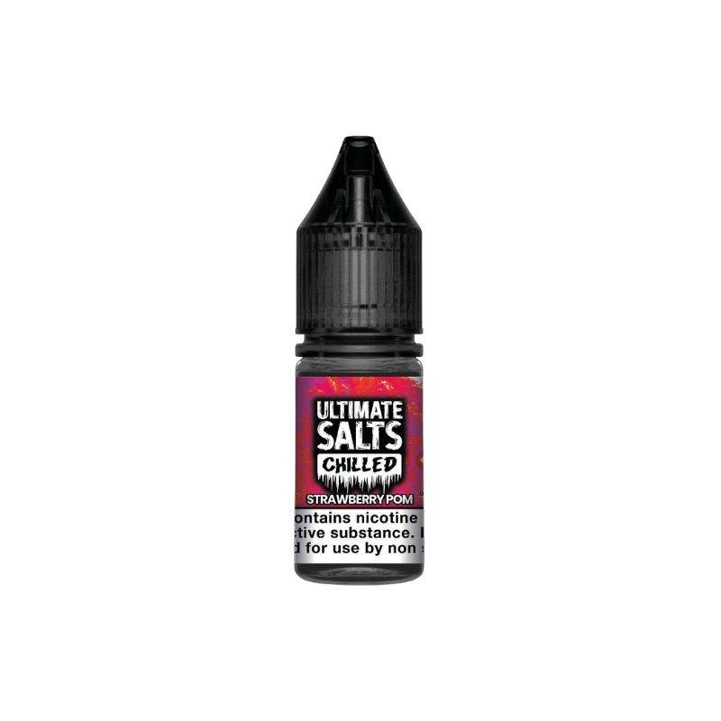 Ultimate Chilled Nic Salt E-Liquid Strawberry Pom Flavour