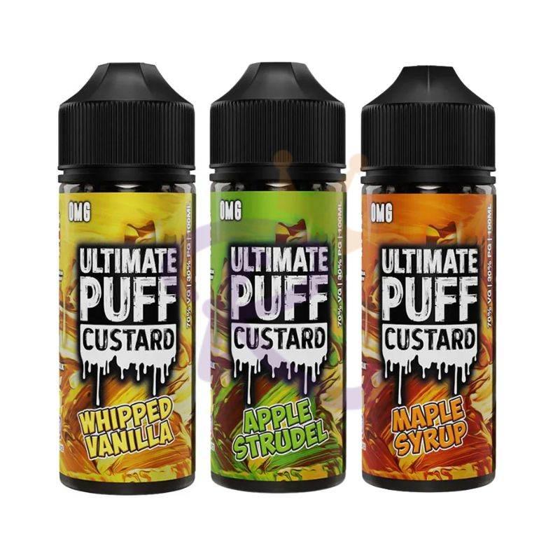 Ultimate Custard Shortfill Vape Liquid