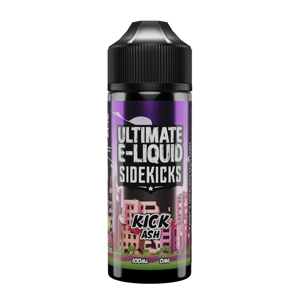 Ultimate Vape Juice Sidekicks 100ML Shortfill Kick Ash Flavour