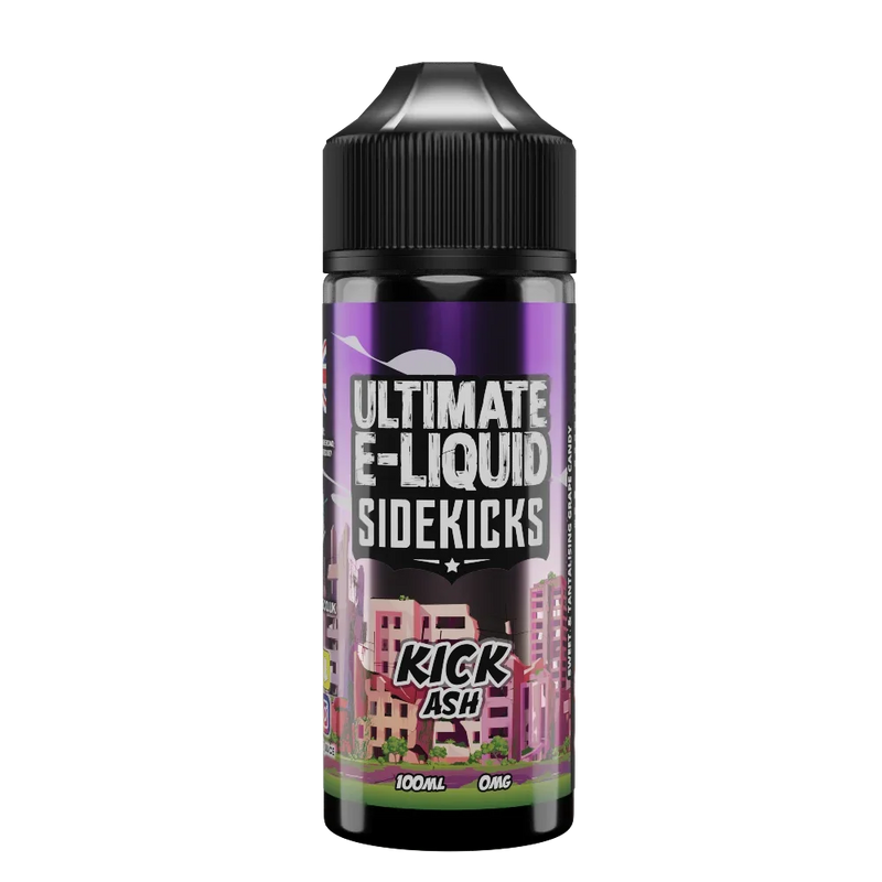 Ultimate Vape Juice Sidekicks 100ML Shortfill Kick Ash Flavour
