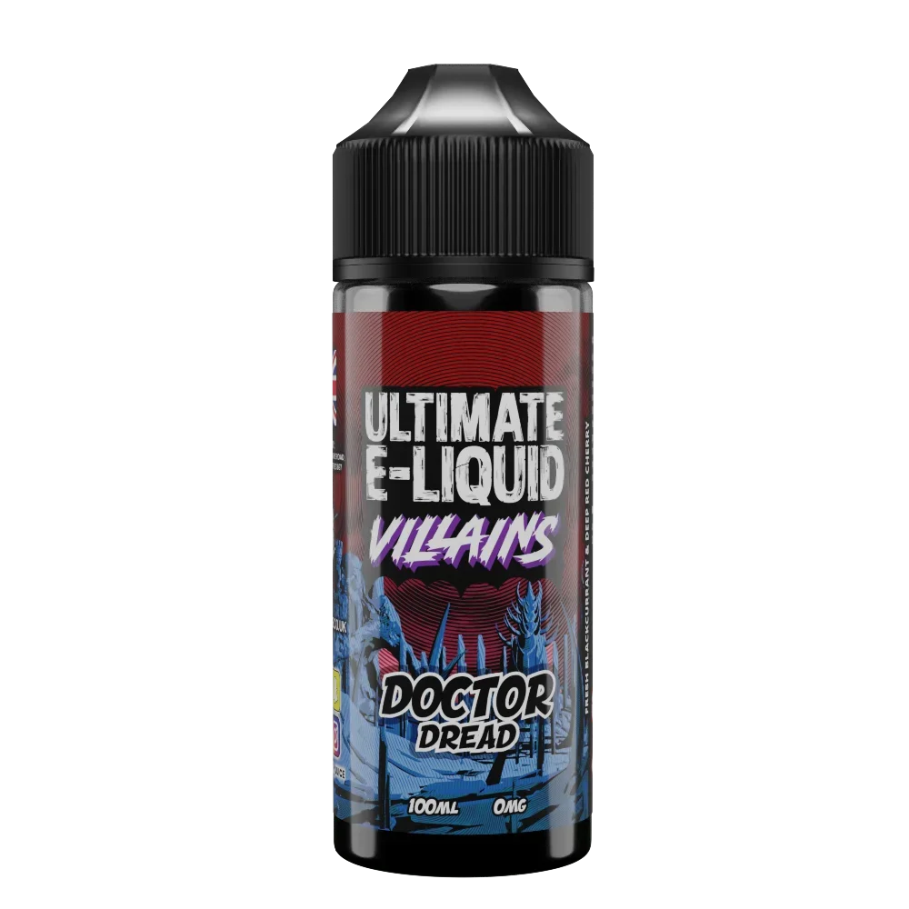 Ultimate Vape Liquid Villains 100ML Shortfill Doctor Dread Flavour