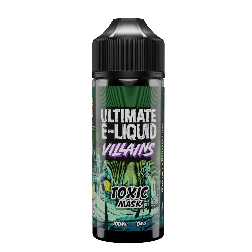 Ultimate Vape Liquid Villains 100ML Shortfill Toxic Mask Flavour