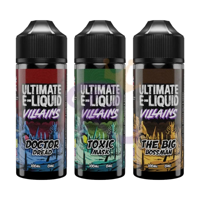 Ultimate Vape Liquid Villains 100ML Shortfill