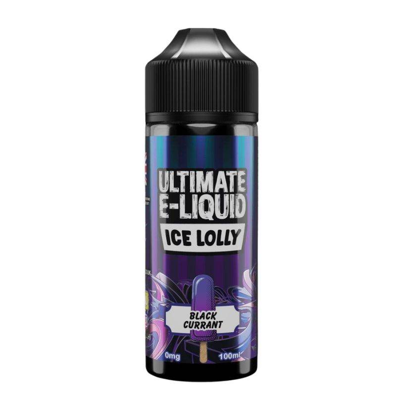 Ultimate Puff Ice Lolly Vape E-Liquid Blackcurrant Flavour