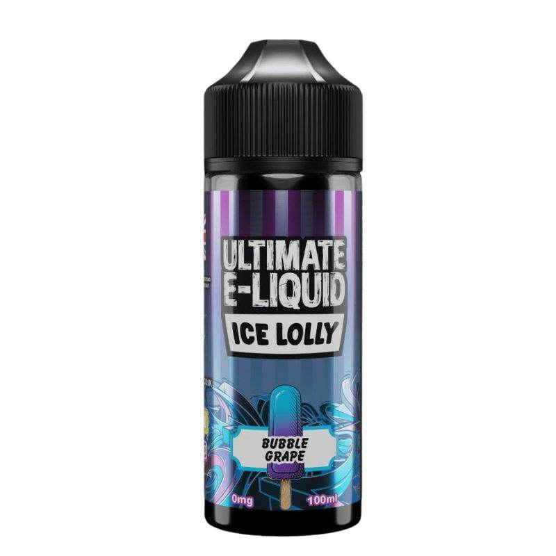 Ultimate Puff Ice Lolly Vape E-Liquid Bubble Grape Flavour