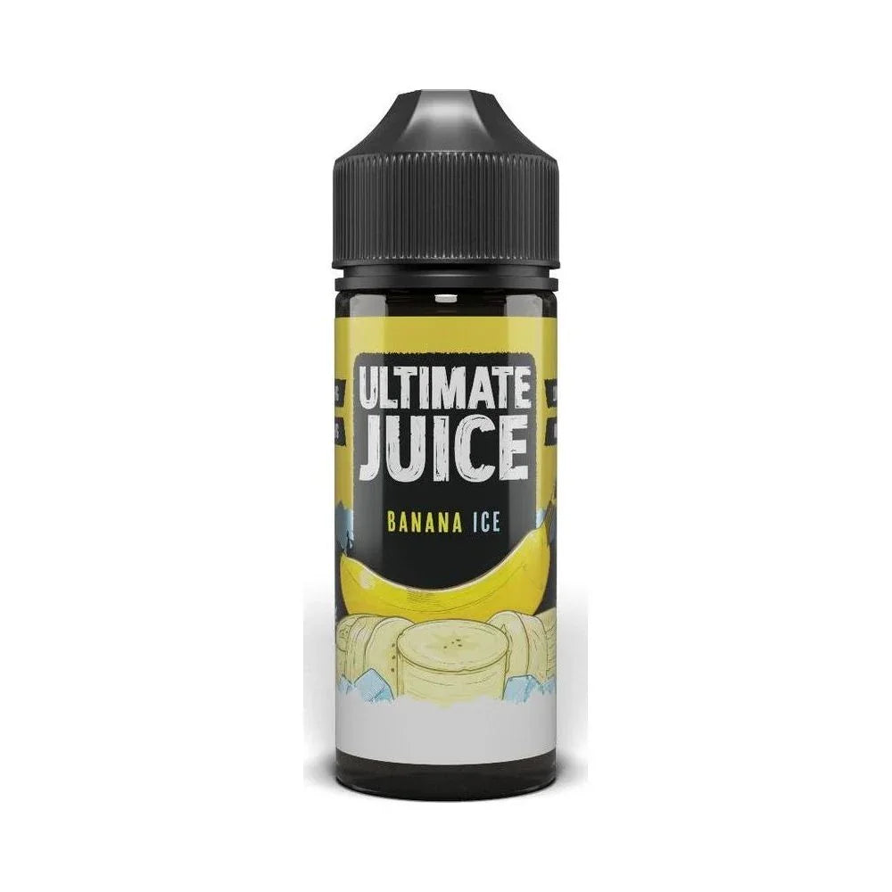 Ultimate Juice 100ML Shortfill Vape Liquid Banana Ice Flavour