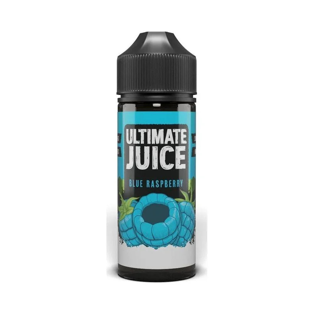 Ultimate Juice 100ML Shortfill Vape Liquid Blue Raspberry Flavour
