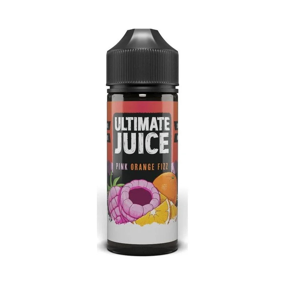 Ultimate Juice 100ML Shortfill Vape Liquid Pink Orange Fizz Flavour
