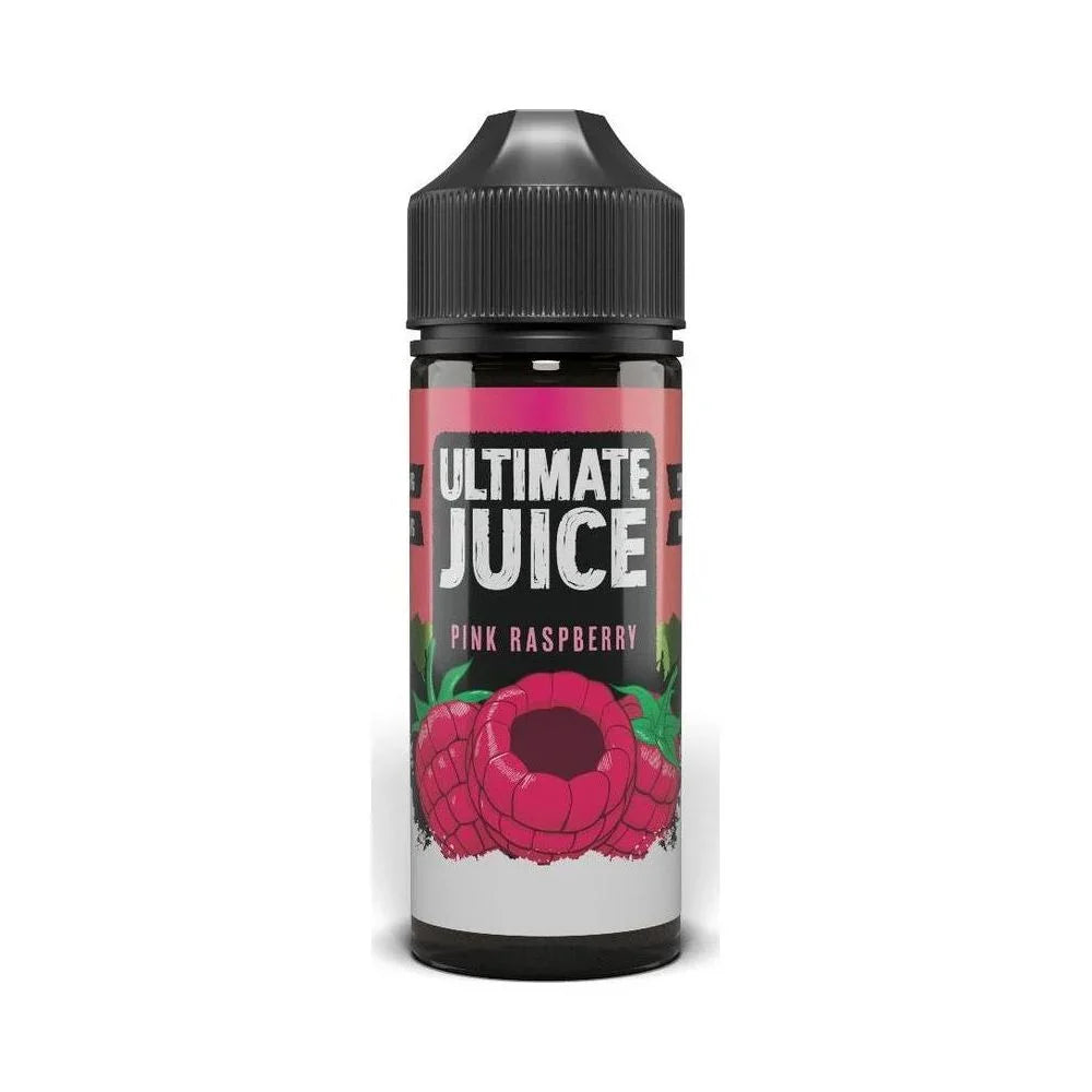 Ultimate Juice 100ML Shortfill Vape Liquid Pink Raspberry Flavour