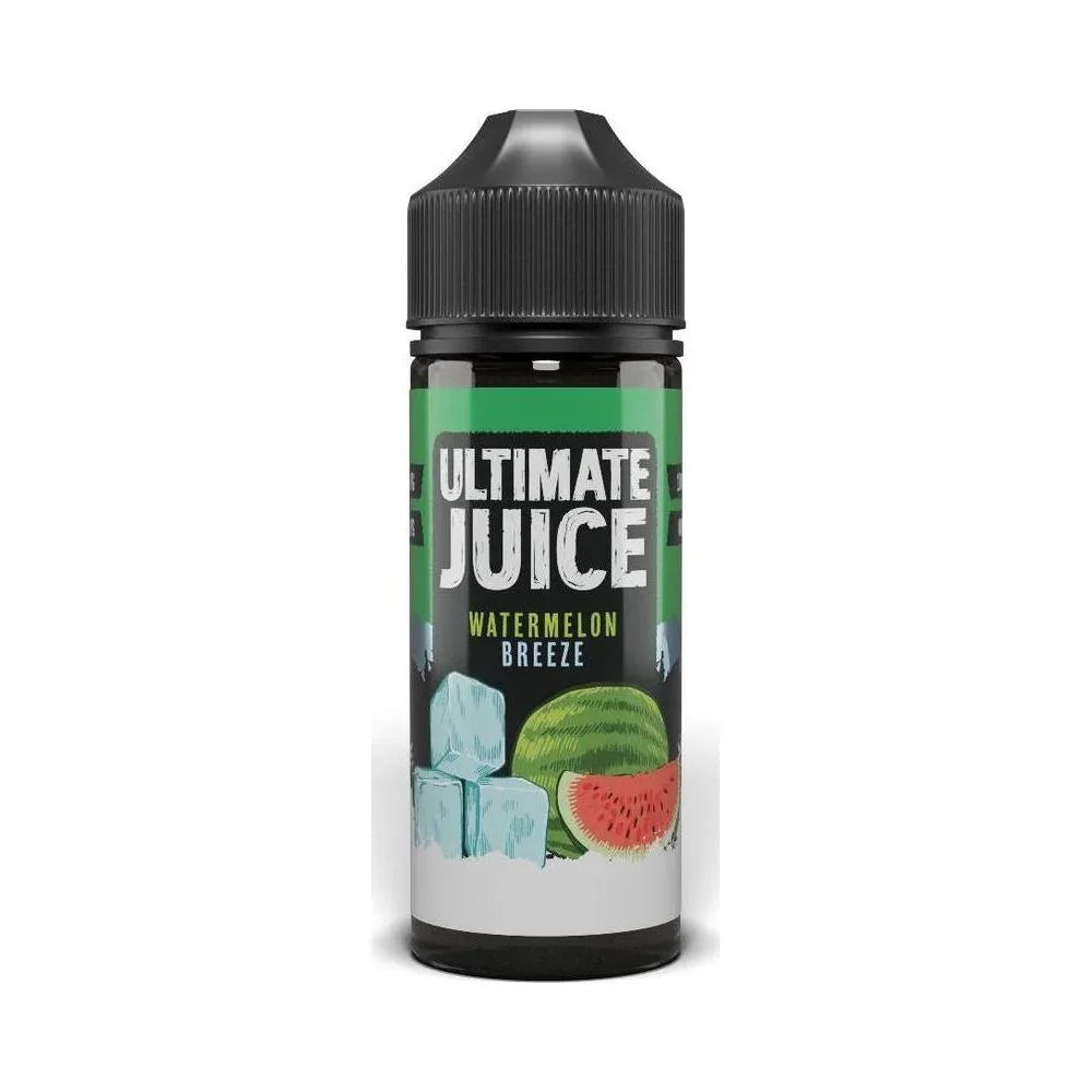 Ultimate Juice 100ML Shortfill Vape Liquid Watermelon Breeze Flavour