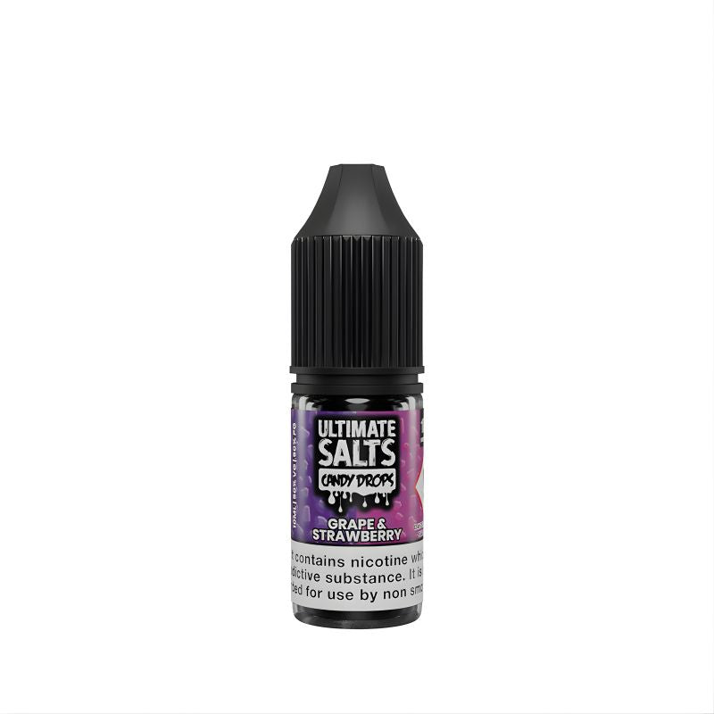 Ultimate Candy Drops Nic Salts Grape Strawberry Flavour