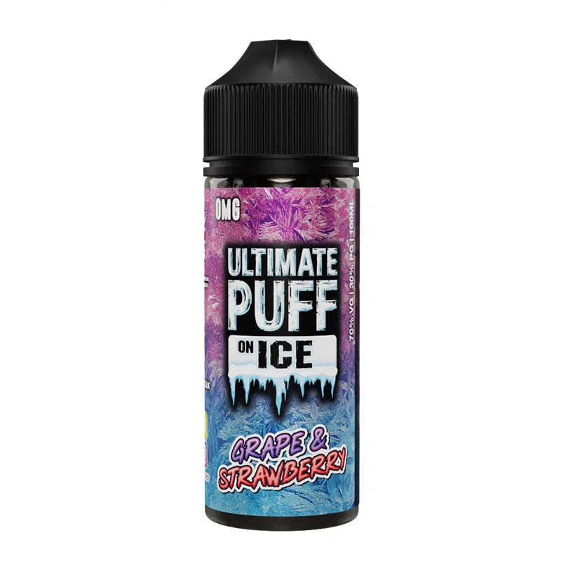 Ultimate On Ice E-liquid Grape Strawberry Flavour