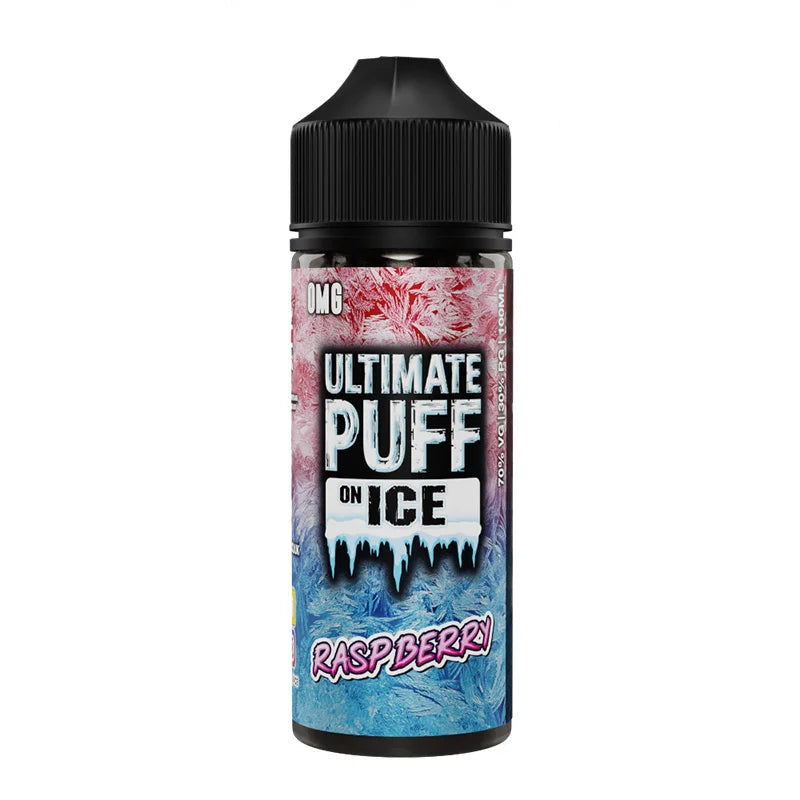 Ultimate On Ice E-liquid Raspberry Flavour
