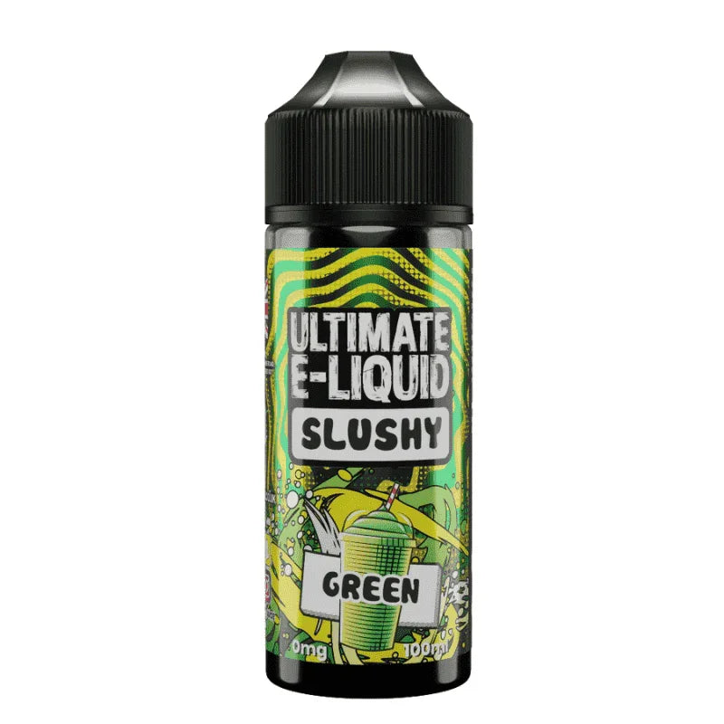 Ultimate Puff Slushy Vape E-Liquid Green Colour