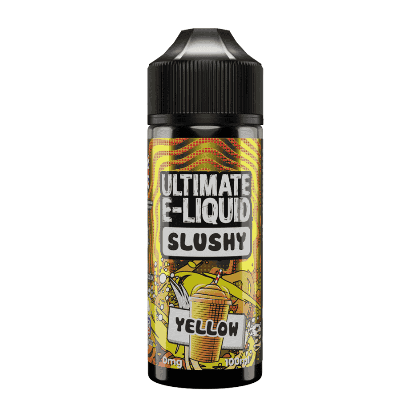 Ultimate Puff Slushy Vape E-Liquid Yellow Colour