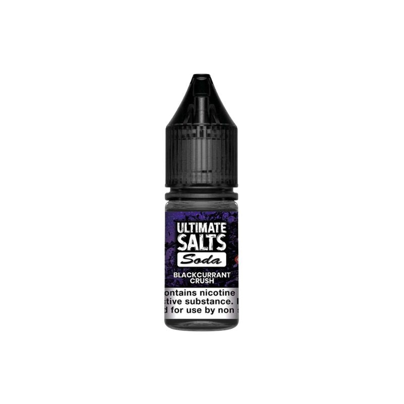 Ultimate Soda Nic Salt Blackcurrant Crush Flavour