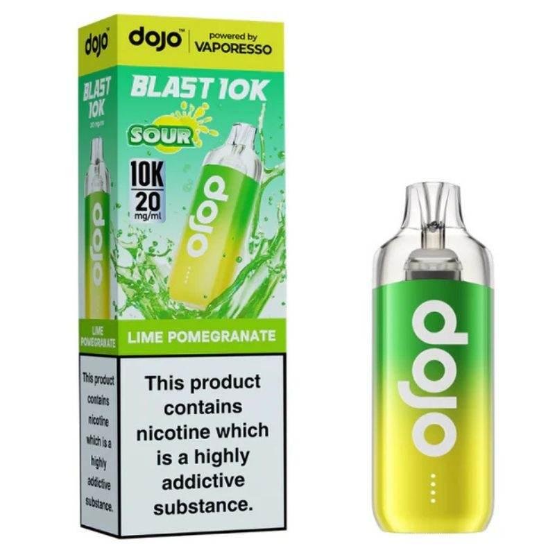 Vaporesso Dojo Blast 10k Pod Kit Lime Pomegranate Flavour