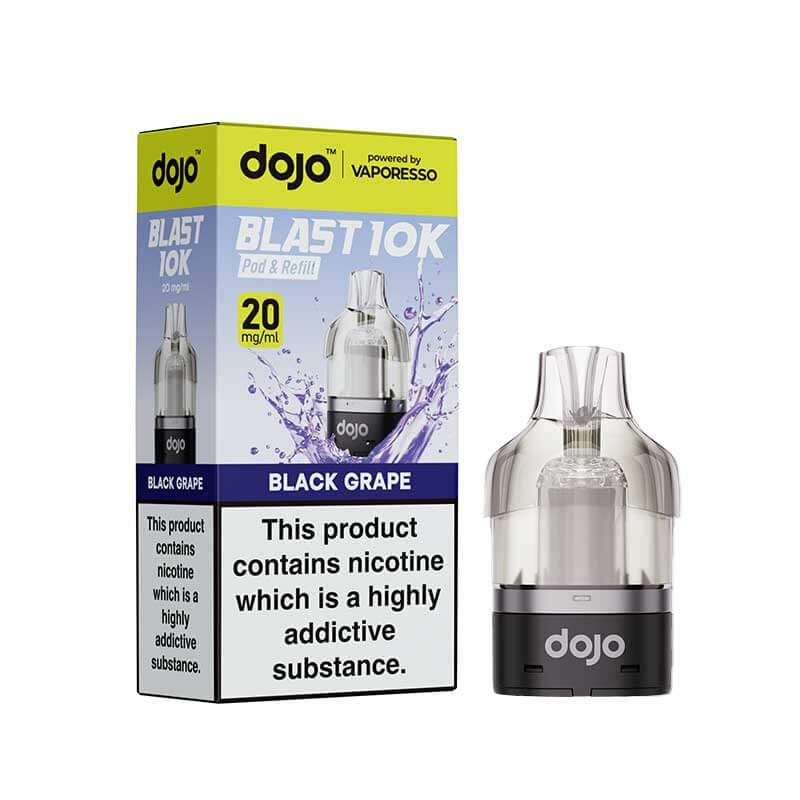 Vaporesso Dojo Blast 10K Vape Pods Black Grape Flavour