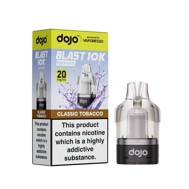 Vaporesso Dojo Blast 10K Vape Pods Classic Tobacco Flavour