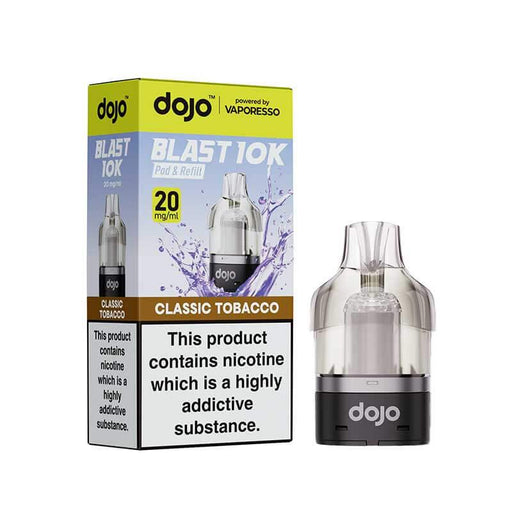 Vaporesso Dojo Blast 10K Vape Pods Classic Tobacco Flavour