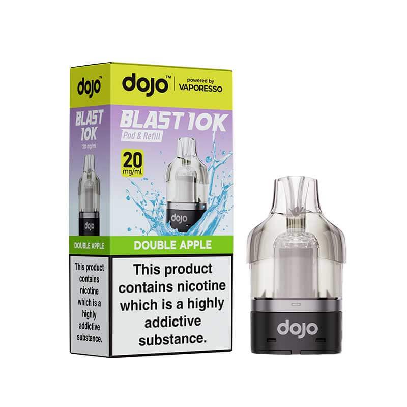 Vaporesso Dojo Blast 10K Vape Pods Double Apple Flavour
