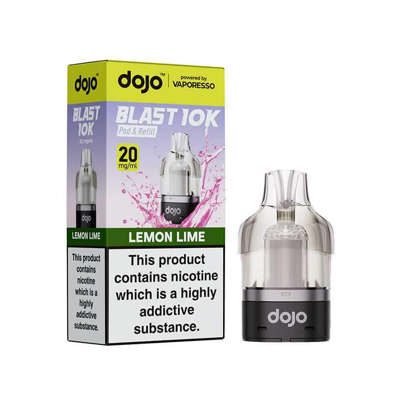 Vaporesso Dojo Blast 10K Vape Pods Lemon Lime Flavour