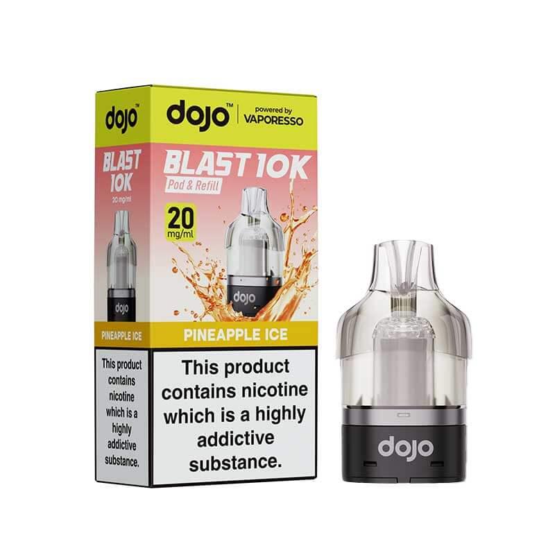 Vaporesso Dojo Blast 10K Vape Pods Pineapple Ice Flavour