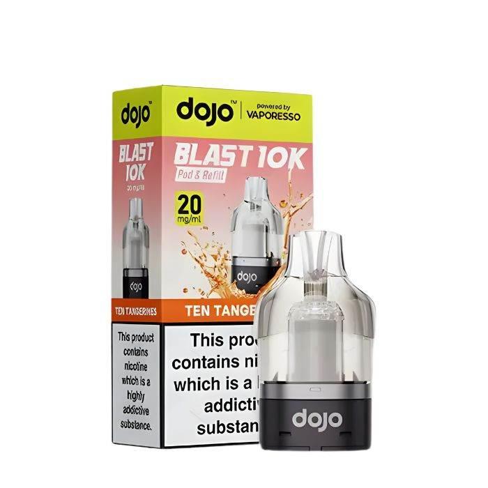 Vaporesso Dojo Blast 10K Vape Pods Ten Tangeries Flavour