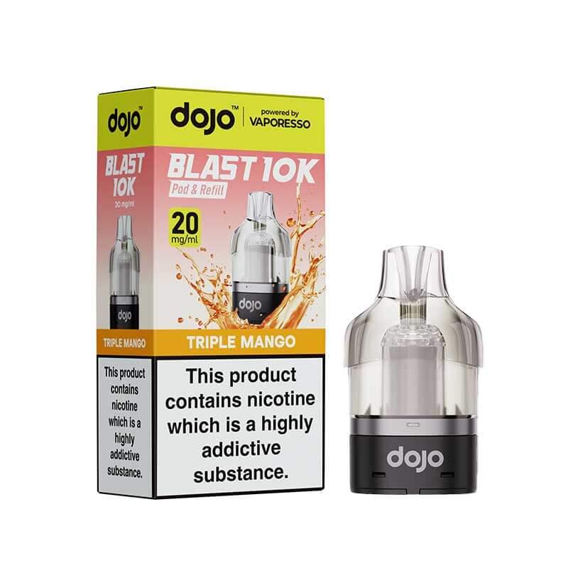 Vaporesso Dojo Blast 10K Vape Pods Triple Mango Flavour