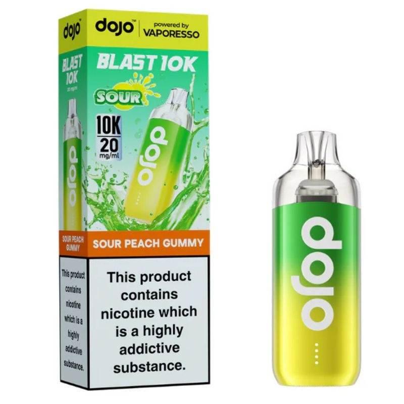 Vaporesso Dojo Blast 10k Pod Kit Sour Peach Gummy Flavour