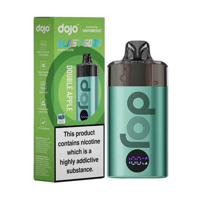 Vaporesso Dojo Blast 6K Vape Kit Double Apple Flavour