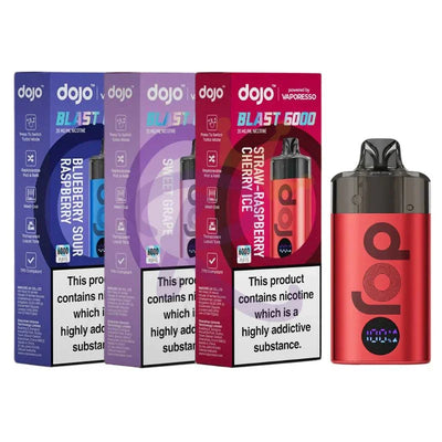 Vaporesso Dojo Blast 6000 Pods - 4.99 Any 5 for 24 Vaporesso Dojo Blast 6000 Pods - 4.99 Any 5 for 24