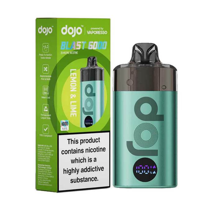 Vaporesso Dojo Blast 6K Vape Kit Lemon & Lime Flavour