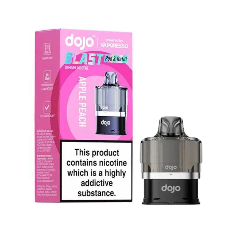 Vaporesso Dojo Blast 6000 Prefilled Pods Apple Peach Flavour