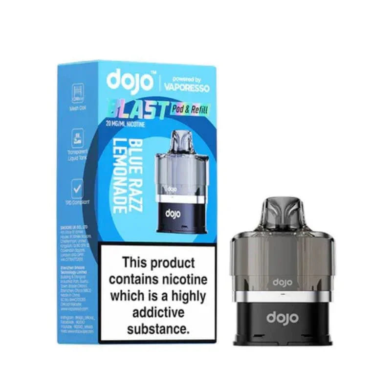 Vaporesso Dojo Blast 6000 Prefilled Pods Blue Razz Lemonade Flavour
