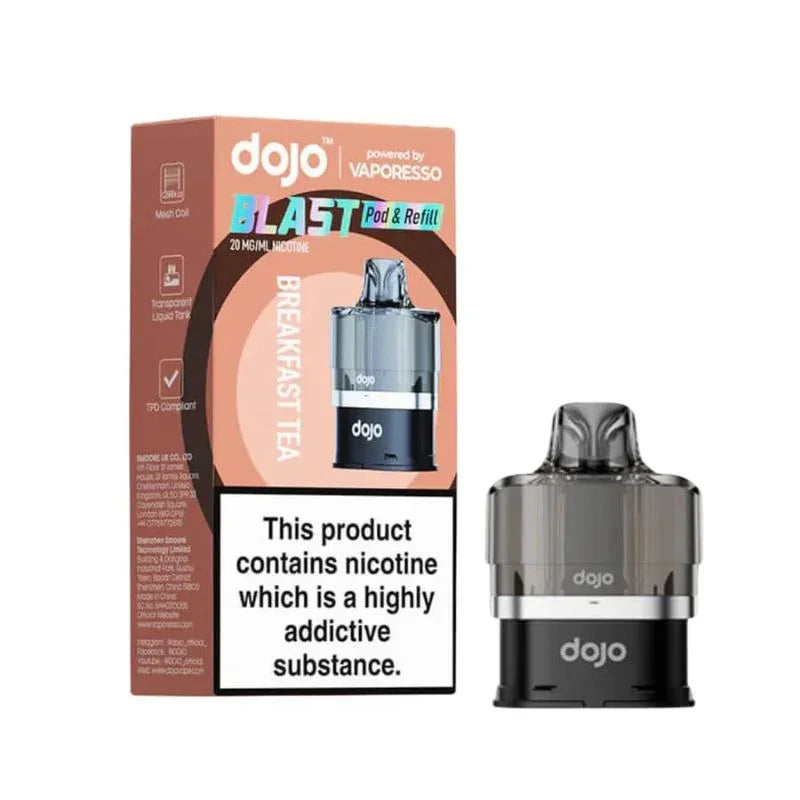 Vaporesso Dojo Blast 6000 Prefilled Pods Breakfast Tea Flavour