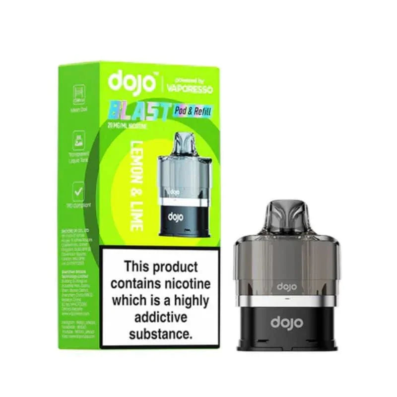 Vaporesso Dojo Blast 6000 Prefilled Pods Lemon And Lime Flavour