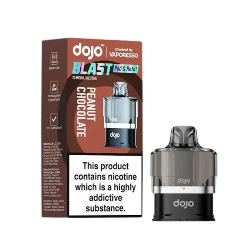 Vaporesso Dojo Blast 6000 Prefilled Pods Peanut Chocolate Flavour
