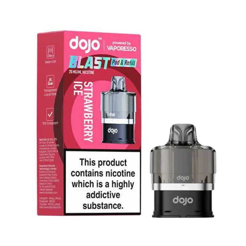 Vaporesso Dojo Blast 6000 Prefilled Pods Strawberry Ice Flavour