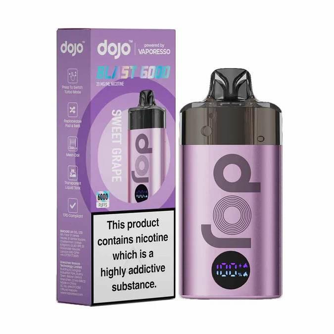 Vaporesso Dojo Blast 6K Vape Kit Sweet Grape Flavour