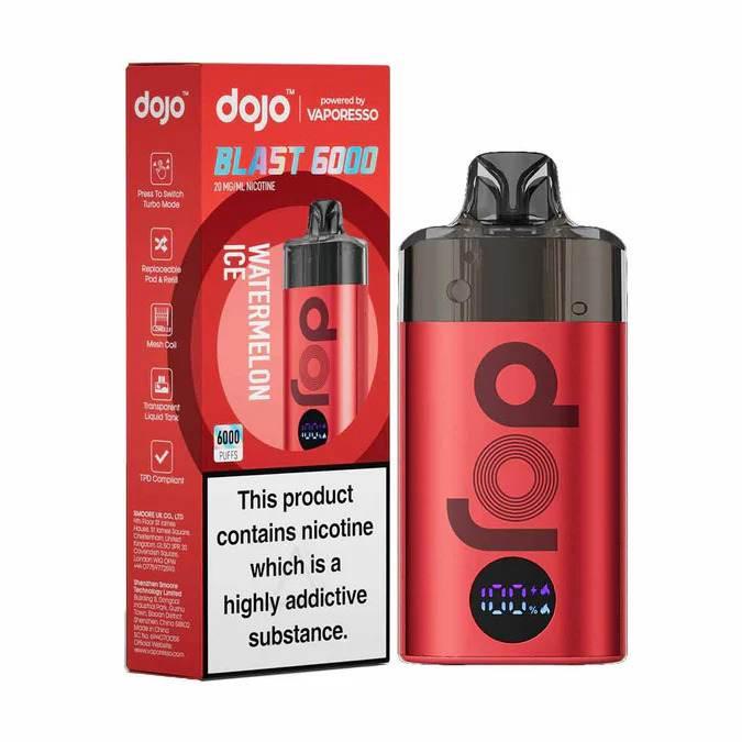 Vaporesso Dojo Blast 6K Vape Kit Watermelon Ice Flavour