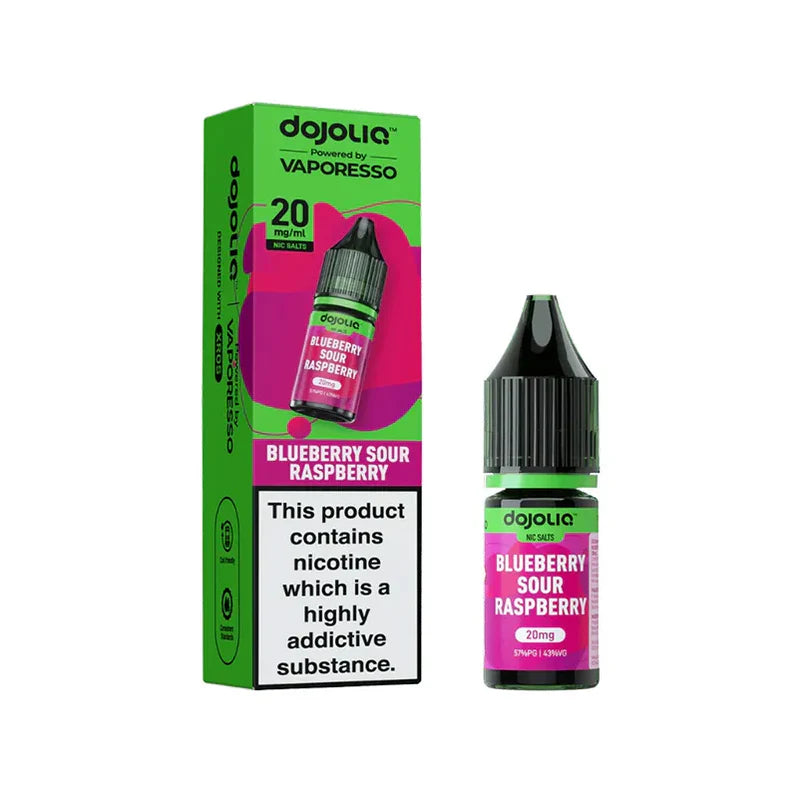 Dojoliq Nic Salts Blueberry Sour Raspberry Flavour