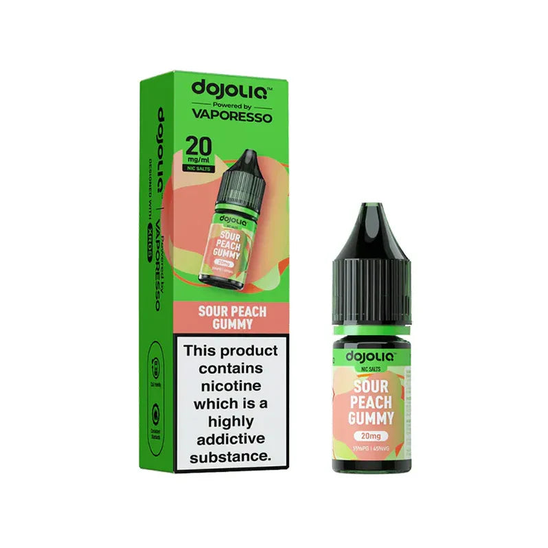 Dojoliq Nic Salts Peach Gummy Flavour