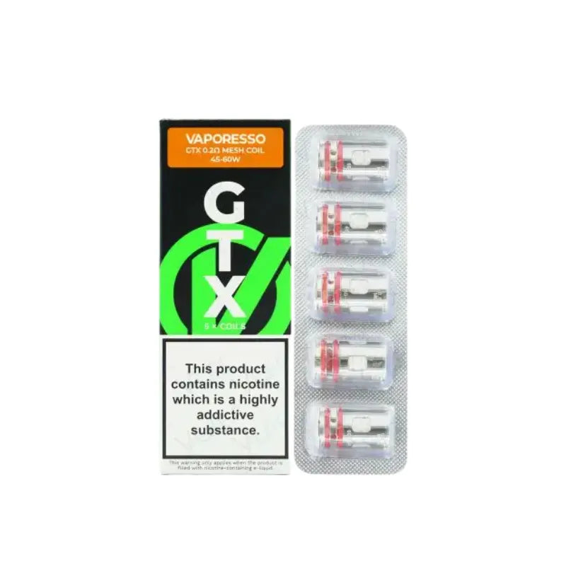 Vaporesso GTX Coils 0.2 Ohm Mesh Coil Resistence
