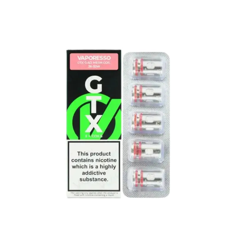 Vaporesso GTX Coils 0.4 Ohm Mesh Coil Resistence