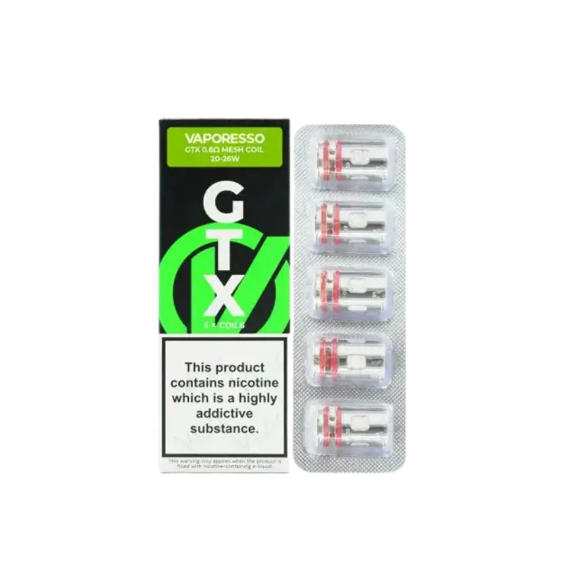 Vaporesso GTX Coils 0.6 Ohm Mesh Coil Resistence